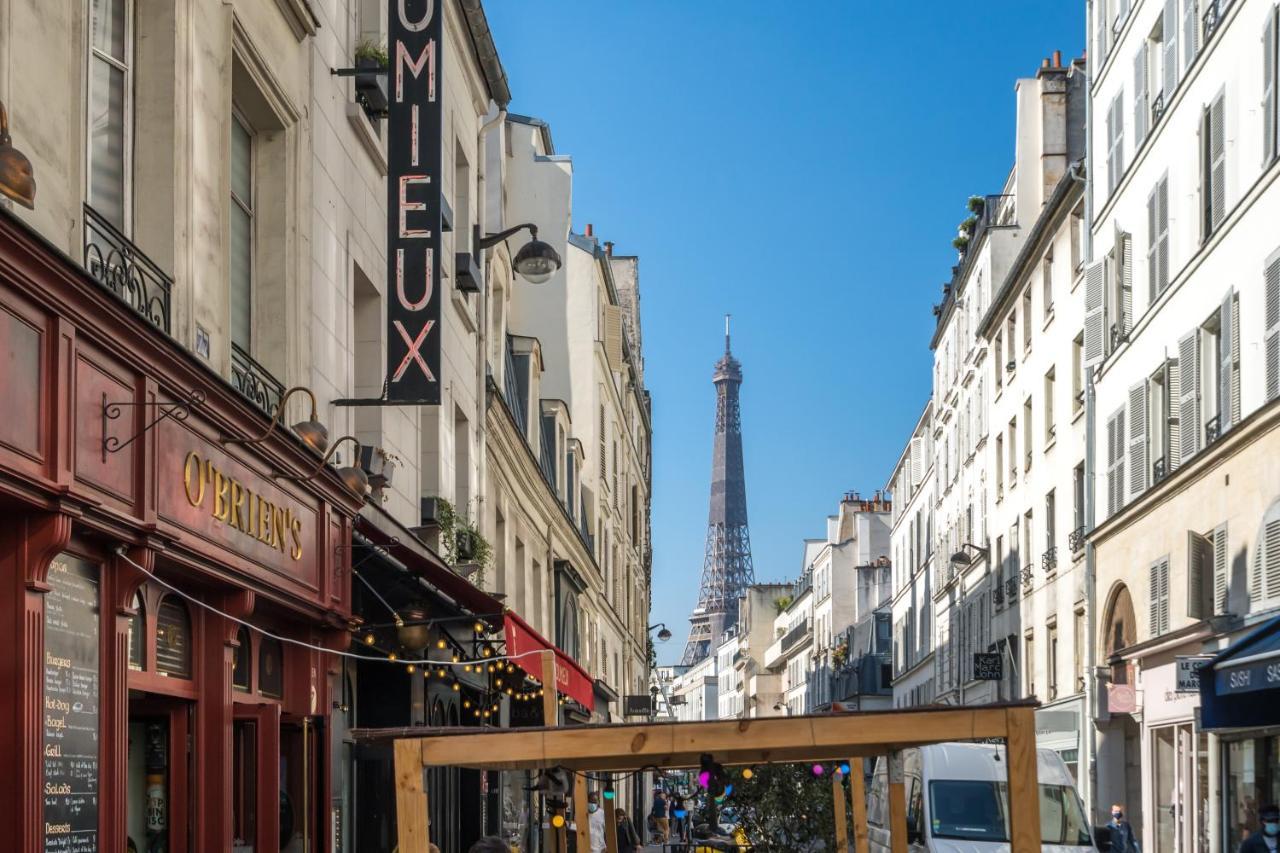 Studio Terrasse Privee 5 Min To Eiffel Tower Paris Extérieur photo